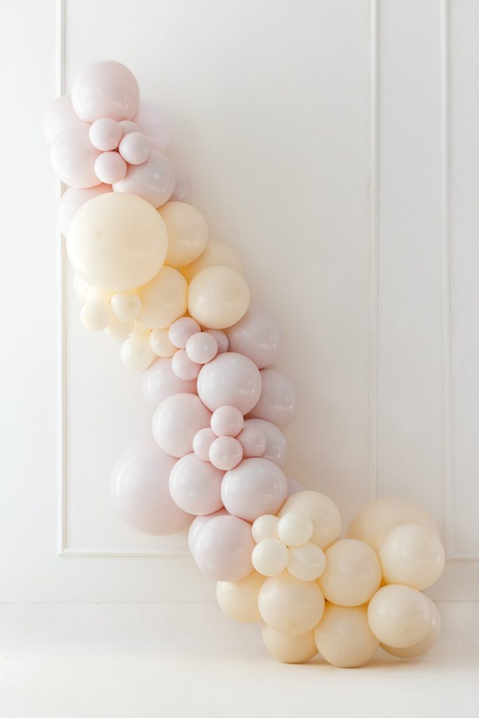 Balon girlanda bež Różo