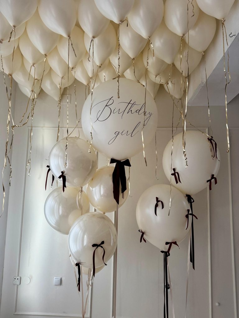 Elegantni baloni za 30. rođendan.